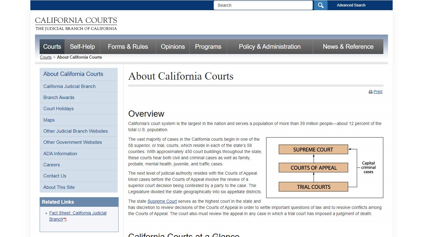 About California Courts - CA_courts